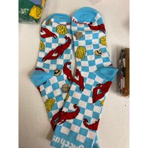 Bacchus 2025 Crawfish Festival Sock New Orleans Mardi Gras Krewe Favor
